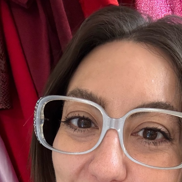 UNREAL blumarine 90s y2k eyeglasses frames * read description iridescent - Picture 10 of 10